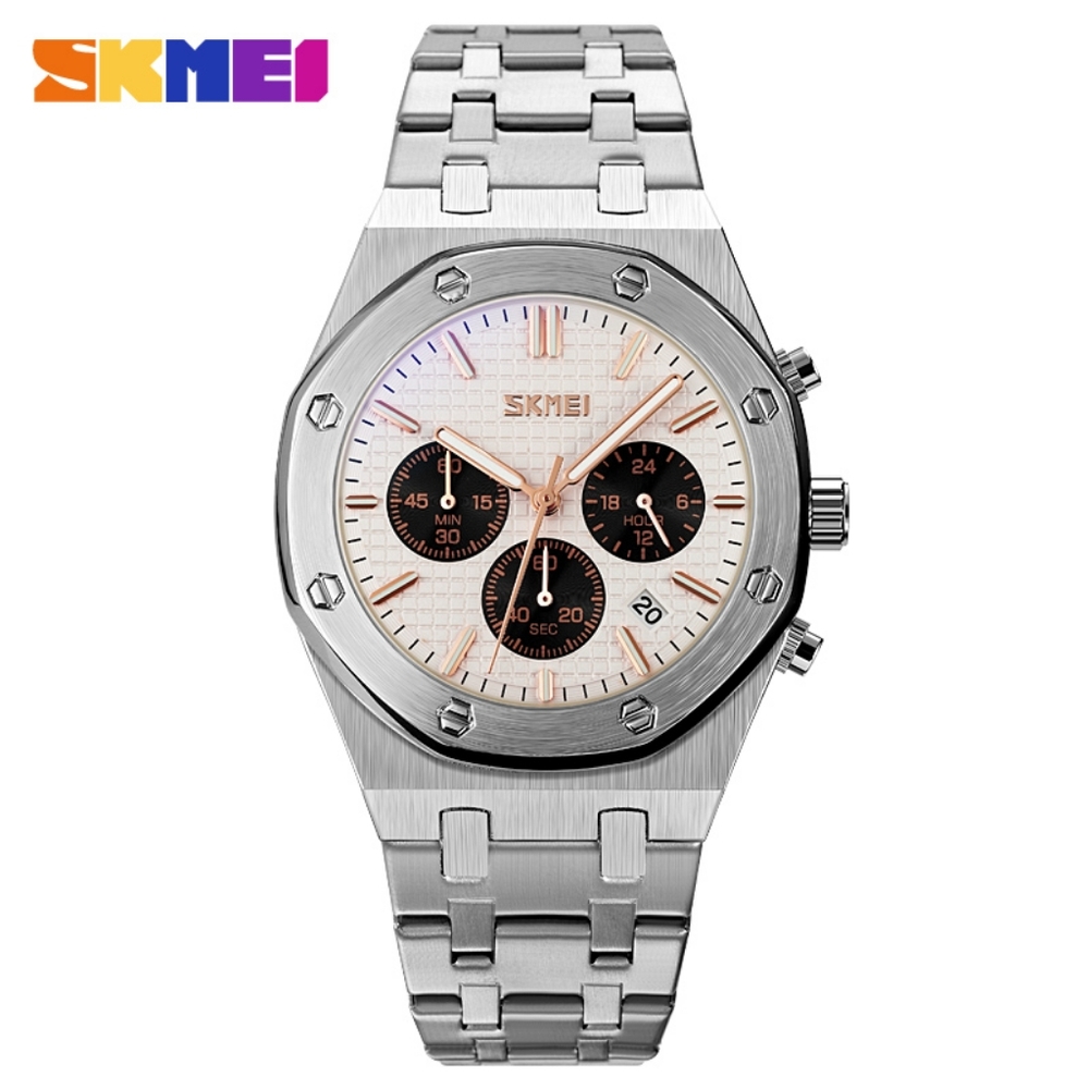 SKMEI 9296 Quartz Mens Chronograph (AP Royal Oak style)